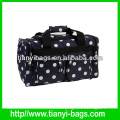 polka dot travelling bag